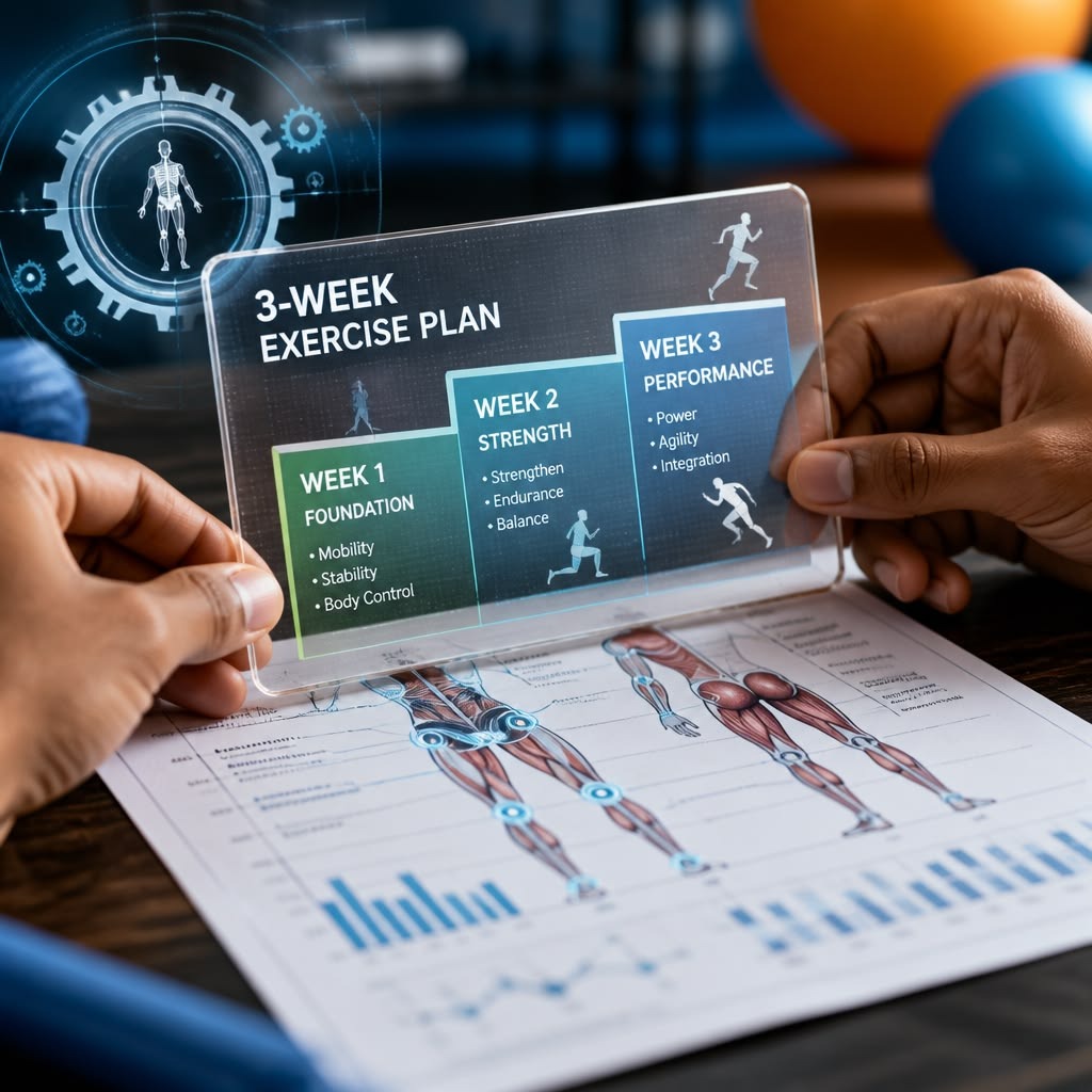 3-Week Exercise Plan - Science Meets Performance at Metcons Fitness